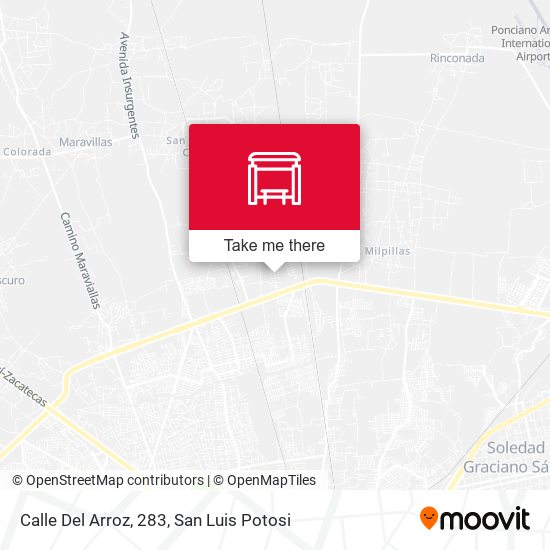 Calle Del Arroz, 283 map