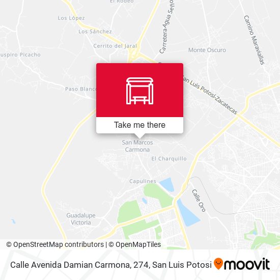 Calle Avenida Damian Carmona, 274 map