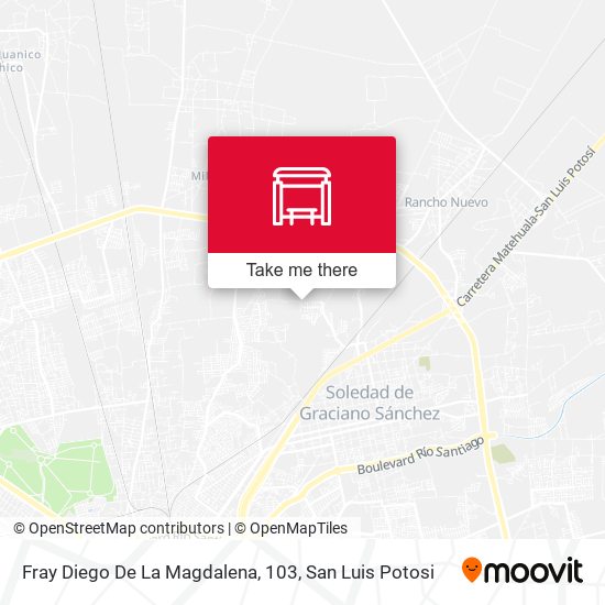 Mapa de Fray Diego De La Magdalena, 103
