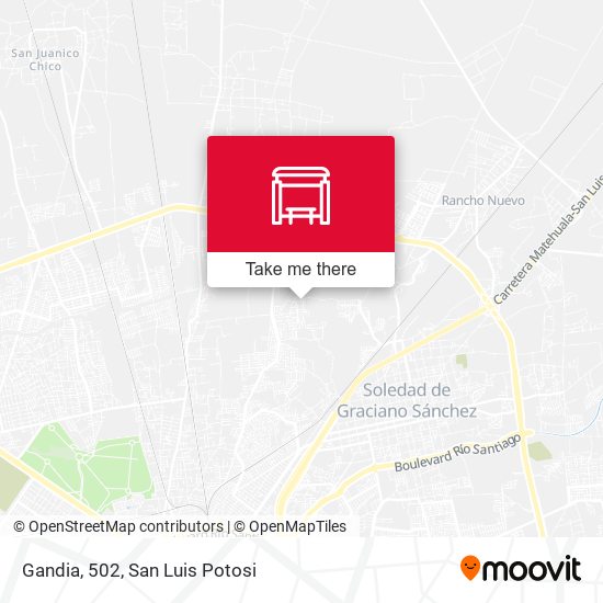 Gandia, 502 map