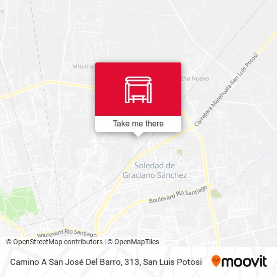 Mapa de Camino A San José Del Barro, 313