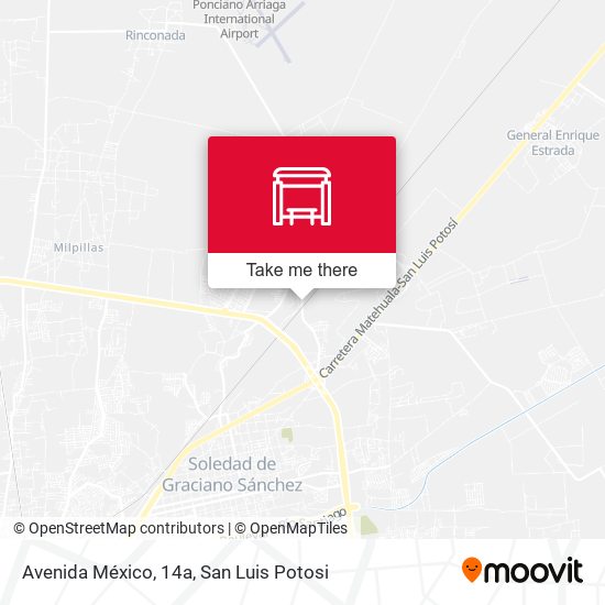 Mapa de Avenida México, 14a
