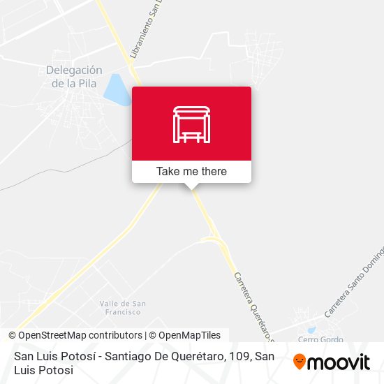Mapa de San Luis Potosí - Santiago De Querétaro, 109