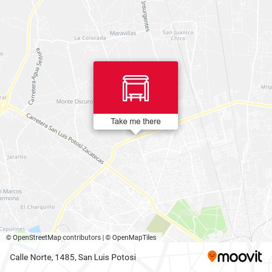 Calle Norte, 1485 map