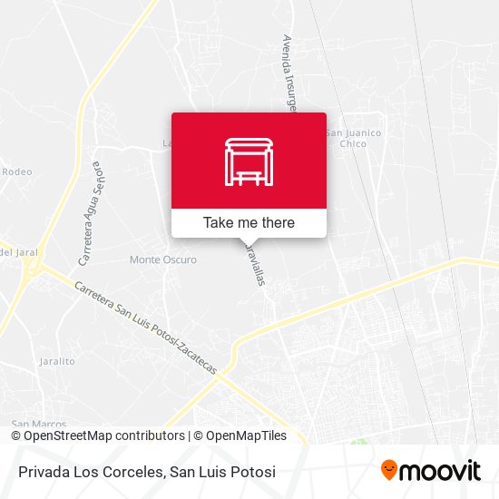 Mapa de Privada Los Corceles