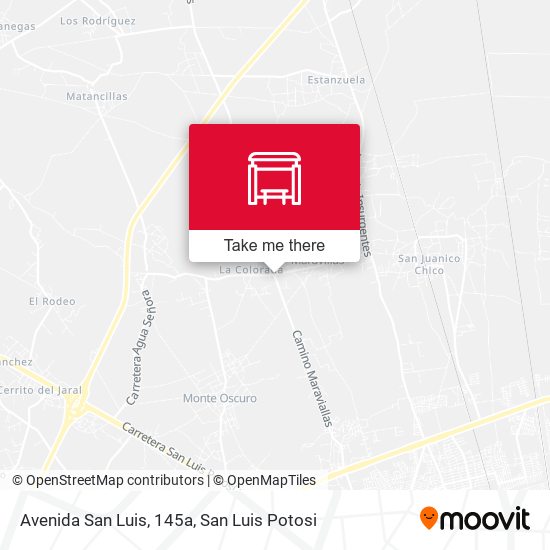 Mapa de Avenida San Luis, 145a