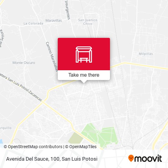 Avenida Del Sauce, 100 map