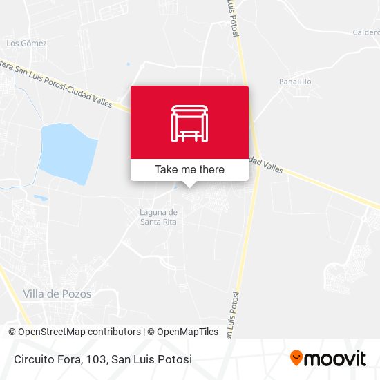Circuito Fora, 103 map