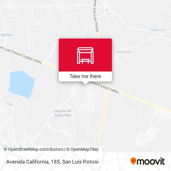 Mapa de Avenida California, 185