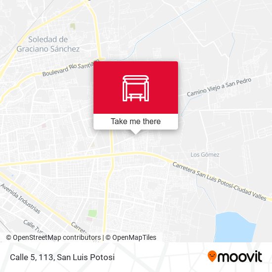 Calle 5, 113 map
