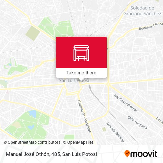 Mapa de Manuel José Othón, 485