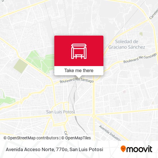 Avenida Acceso Norte, 770o map