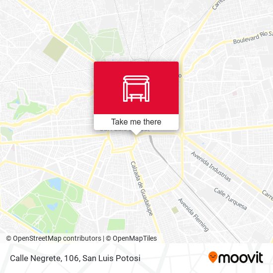 Mapa de Calle Negrete, 106