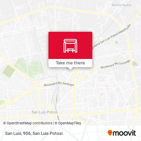 San Luis, 906 map