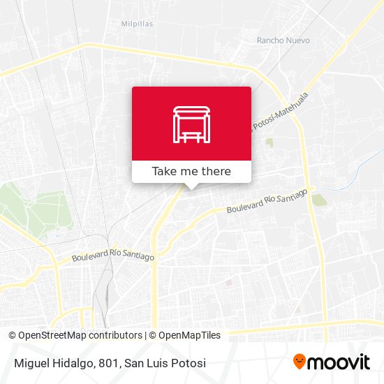 Mapa de Miguel Hidalgo, 801
