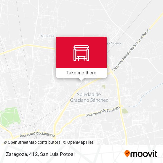 Zaragoza, 412 map