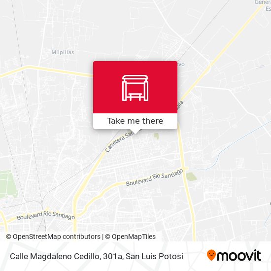 Calle Magdaleno Cedillo, 301a map