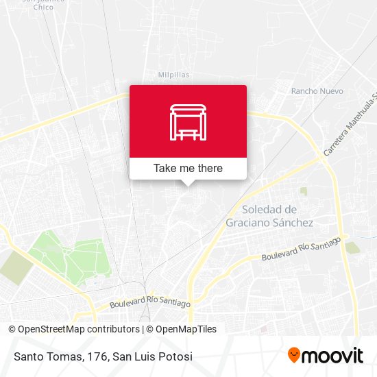 Mapa de Santo Tomas, 176