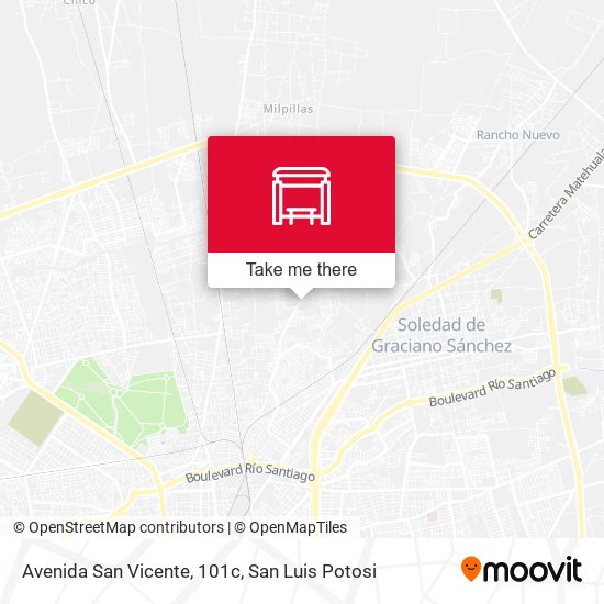 Avenida San Vicente, 101c map