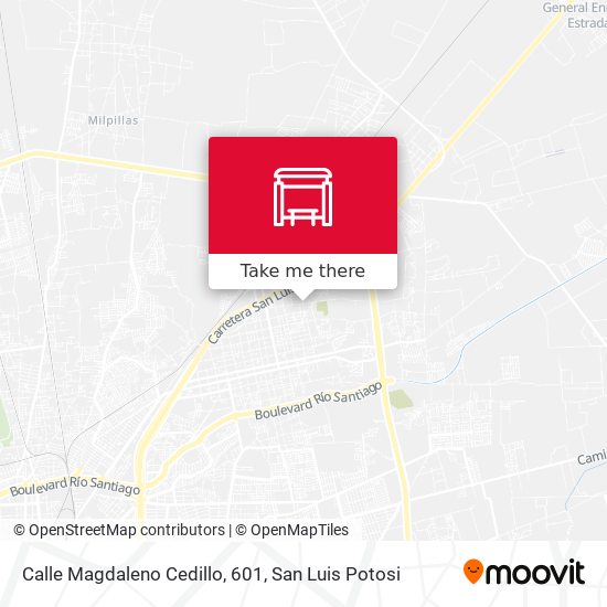 Mapa de Calle Magdaleno Cedillo, 601