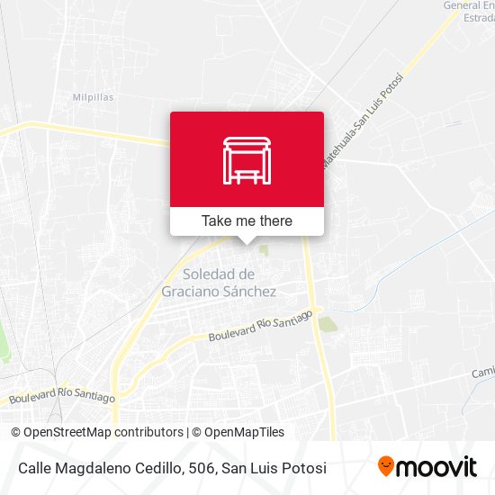 Calle Magdaleno Cedillo, 506 map