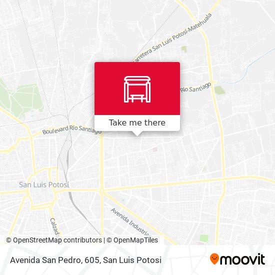 Avenida San Pedro, 605 map