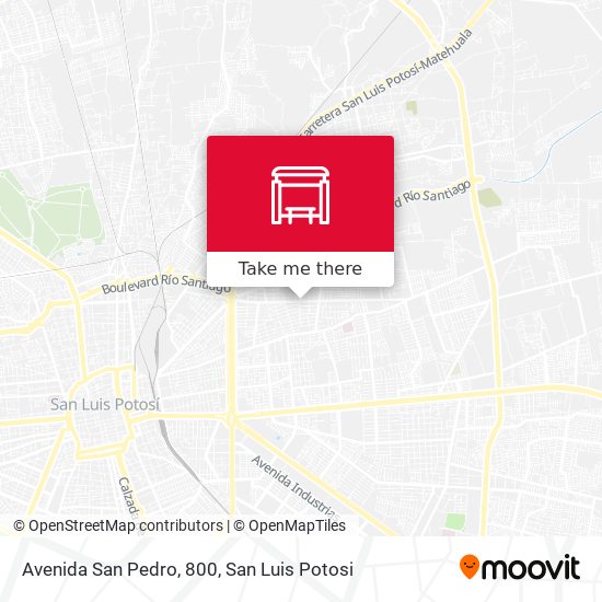 Avenida San Pedro, 800 map