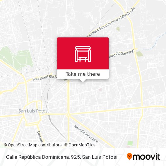 Mapa de Calle República Dominicana, 925