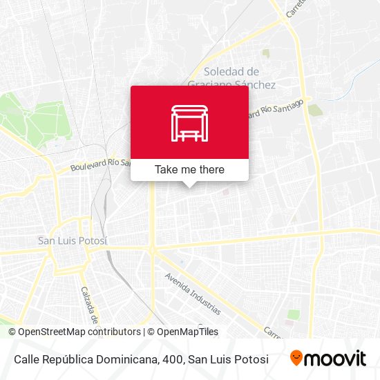 Calle República Dominicana, 400 map