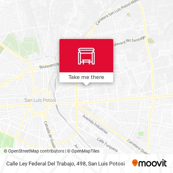 Calle Ley Federal Del Trabajo, 498 map