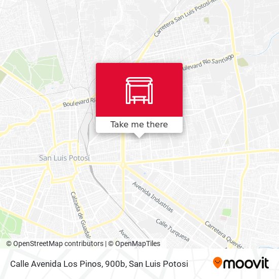 Mapa de Calle Avenida Los Pinos, 900b