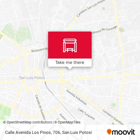 Calle Avenida Los Pinos, 706 map
