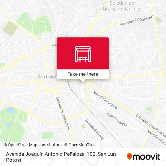 Avenida Joaquín Antonio Peñaloza, 102 map
