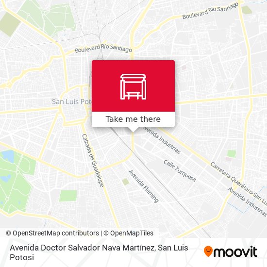Avenida Doctor Salvador Nava Martínez map