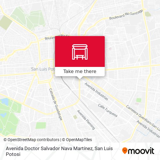 Avenida Doctor Salvador Nava Martínez map