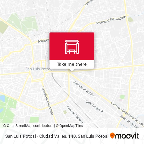 Mapa de San Luis Potosi - Ciudad Valles, 140