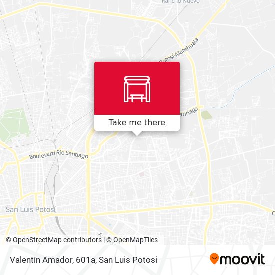 Valentín Amador, 601a map