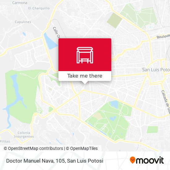 Doctor Manuel Nava, 105 map