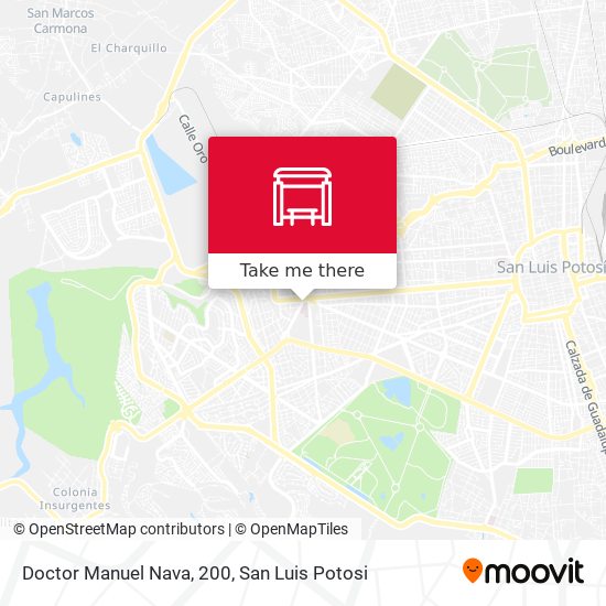 Doctor Manuel Nava, 200 map