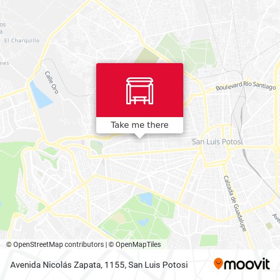 Avenida Nicolás Zapata, 1155 map