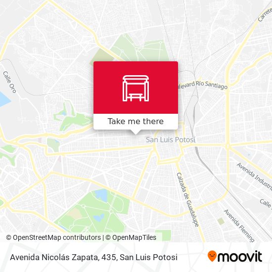 Avenida Nicolás Zapata, 435 map