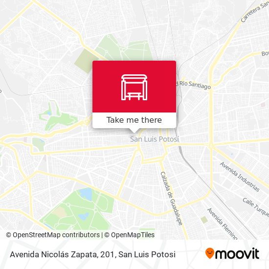 Mapa de Avenida Nicolás Zapata, 201