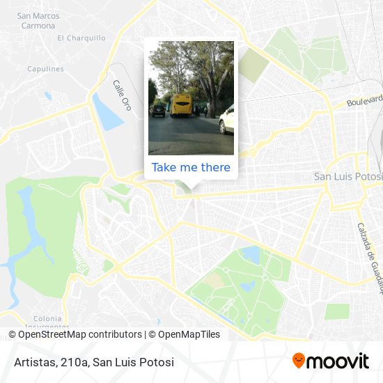 Artistas, 210a map