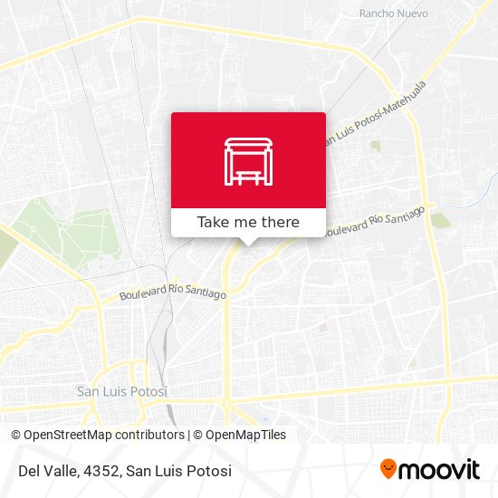 Del Valle, 4352 map