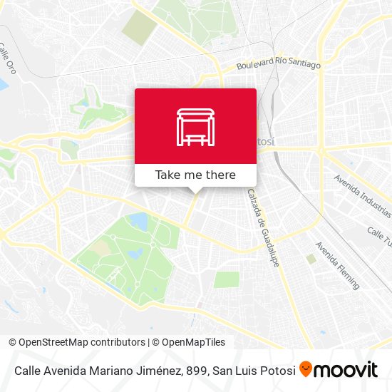 Calle Avenida Mariano Jiménez, 899 map