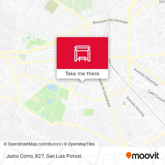 Justo Corro, 827 map