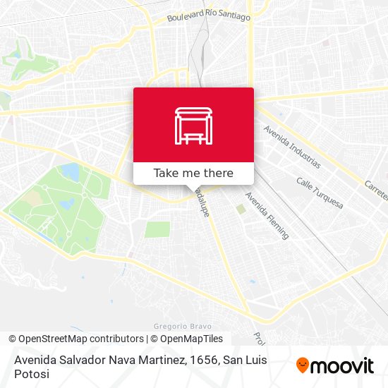 Mapa de Avenida Salvador Nava Martinez, 1656
