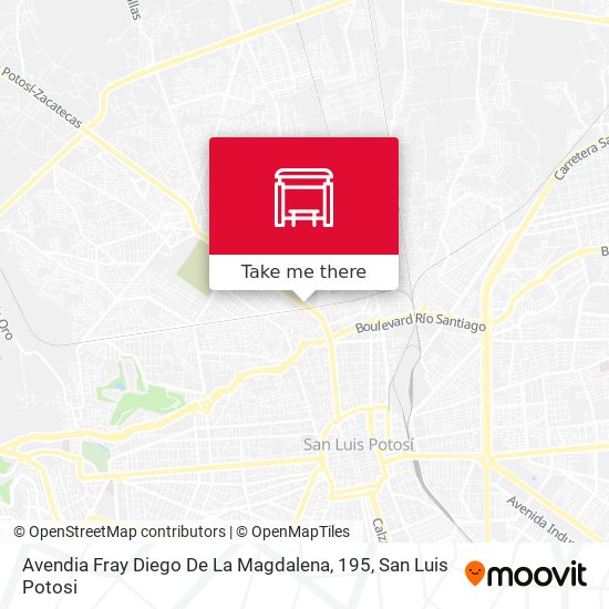 Avendia Fray Diego De La Magdalena, 195 map