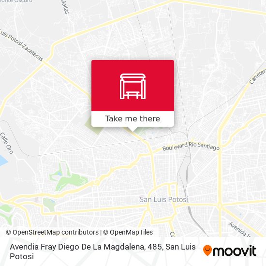 Avendia Fray Diego De La Magdalena, 485 map