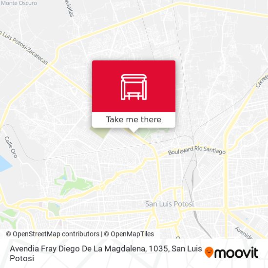Avendia Fray Diego De La Magdalena, 1035 map